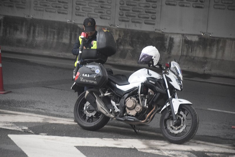 File:Police motorcycle in Thailand.jpg