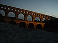 Evening at Pont du Gard