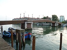 Brücke ponte dei Lavraneri von Sacca Fisola nach Giudecca