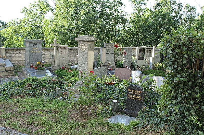 File:Praha, Šárecký hřbitov, hrob Ladislava Jana Kofránka (2).jpg