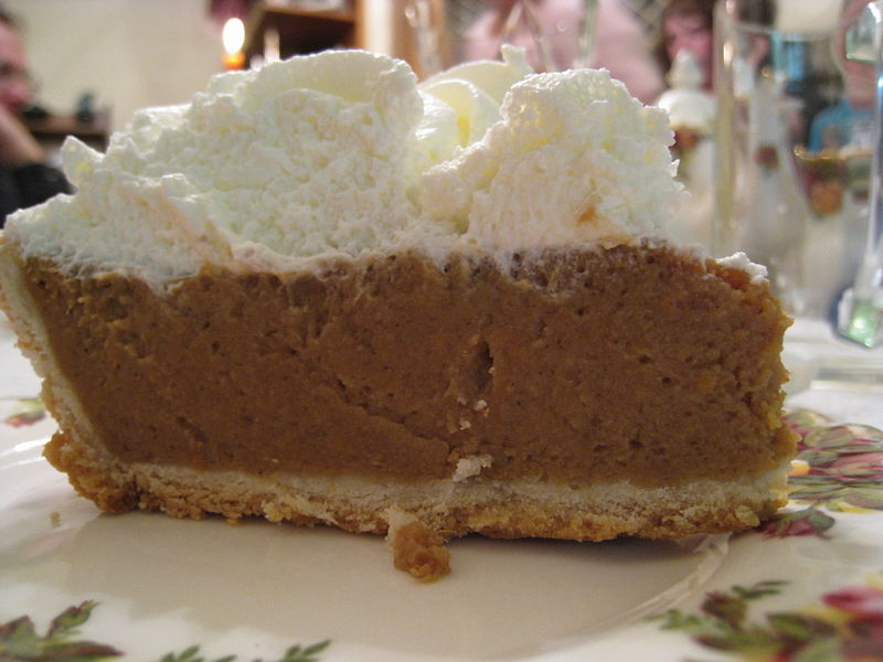 File:Pumpkin pie with whipped cream topping, October 2008.jpg