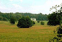 House and parkland, from the road to the south PytHouse estate from the road.jpg