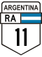 National Route 11 shield}}
