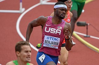 <span class="mw-page-title-main">Rai Benjamin</span> American sprinter and hurdler