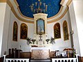 Altare del santuario della Madonna di Caravaggio, Rapallo, Liguria, Italia