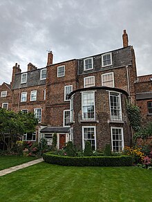 Rear of the house, seen from the garden of York Oratory Rear of Petergate House.jpg