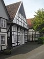 Half-timbered gable house