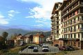 * Nomination The former Mountain Olympic village in Rosa Khutor Alpine Resort. Vicinity of Krasnaya Polyana, Sochi. --SKas 19:10, 2 June 2016 (UTC) * Decline Posterzation in sky --Cccefalon 14:03, 3 June 2016 (UTC)