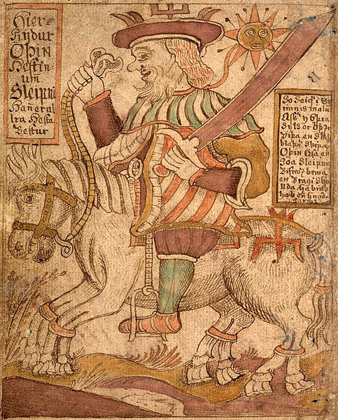 File:SÁM 66, 80v, Odin on Sleipnir.jpg