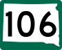 Highway 106 marker