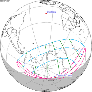 Solar eclipse of February 5, 2000 20th-century partial solar eclipse