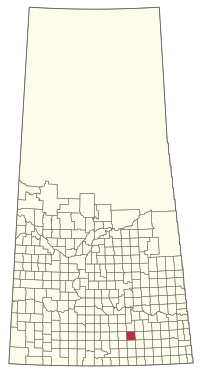 Location of the RM of Scott No. 98 in Saskatchewan