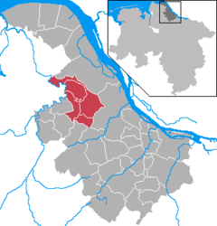 Samtgemeinde Himmelpforten - Carte