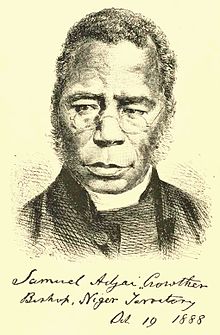 Bischof Samuel Ajayi Crowther, Zeichnung 1888