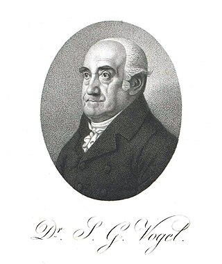 <span class="mw-page-title-main">Samuel Gottlieb Vogel</span> German physician (1750–1837)