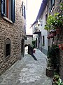 Centro storico di San Romano in Garfagnana, Toscana, Italia