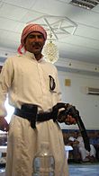This bodyguard was killed by an IED during Sheik Abdul Sattar Abu Risha's assassination in 2007. Sattar Bodyguard.JPG
