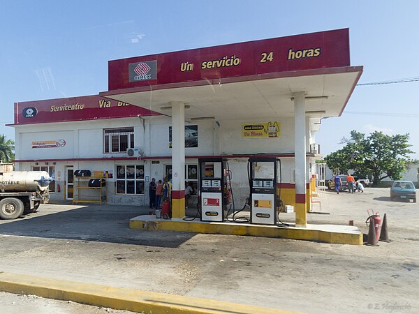 A rest area in Santa Cruz del Norte