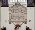 * Nomination War memorial in the former pilgrimage church of John the Baptist in Schweisdorf --Ermell 07:32, 5 February 2020 (UTC) * Promotion  Support Good quality.--Famberhorst 07:43, 5 February 2020 (UTC)