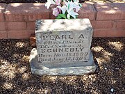 Sedona-Cooks Cedar Glade Cemetery-Grave of Pearl A Schnebly 1899-1905.jpg