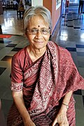 Shanta Gokhale at the Goa Arts and Literature Festival (GALF), 2018