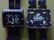 Shearwater Perdix and Ratio iX3M GPS dive computers in compass mode Shearwater Perdix and Ratio iX3M GPS in compass mode P9070460.jpg