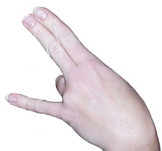 <span class="mw-page-title-main">Shocker (gesture)</span> Obscene hand gesture