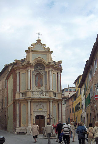 <span class="mw-page-title-main">Chapel of the Madonna del Rosario, Siena</span> Former Church in Siena, today staple of the Contrada Chiocciola