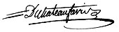 signature de Pierre-Augustin Laboreys de Château-Favier