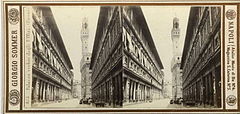 Sommer, Giorgio (1834-1914) - n. 0833 - Palazzo Vecchio dagli Uffizi (Firenze).jpg