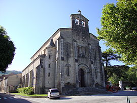Sorèze (Tarn, Fr) église, façade.JPG