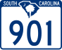 South Carolina Highway 901 işaretçisi