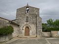 Français : Eglise de St-Amant-de-Nouère, Charente, France