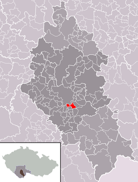 Localisation de Staré Hodějovice