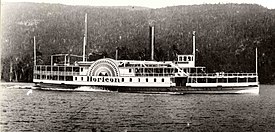 Steamboat Horicon on Lake George, 1900 Steamboat "Horicon" on Lake George, New York.jpg