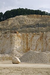 Der Steinbruch bei Gerhausen ist ein Info-Punkt des Geoparks Schwäbische Alb