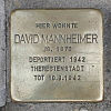 Stolperstein Albanusstraße 36 David Mannheimer