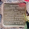 Stolperstein Bergmannstr 97 (Kreuz) Margarete Weinert.jpg