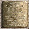 Pedra de tropeço Innocentiastraße 9 (Rosa Gertrud Schönfeld) em Hamburgo-Harvestehude.jpg