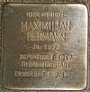 Stolperstein Isestraße 36 (Maximilian Bermann) em Hamburgo-Harvestehude.JPG