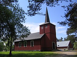 Strømbrugs kirke i juni 2005