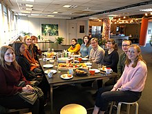 Studenter fra Oslomet – storbyuniversitetet som deltar i Kvinner i rødt-prosjektet