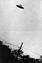 Photographie, présentée comme celle d'un OVNI, prise dans le New Jersey le 31 juillet 1952.