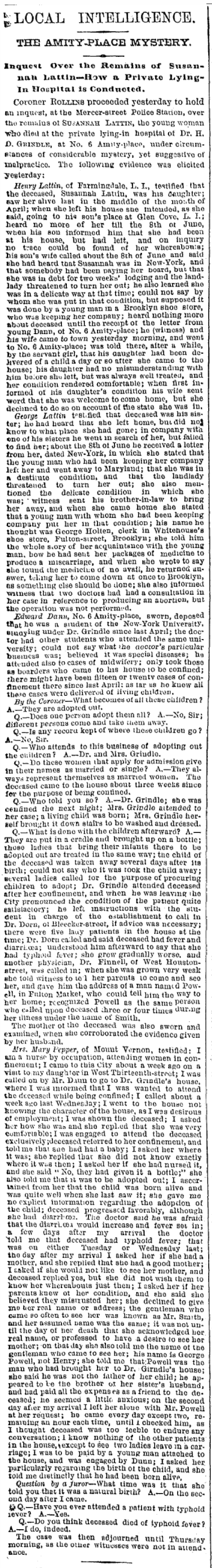 Thumbnail for File:Susannah Lattin (1848-1868) in the New York Times on August 30, 1868.gif