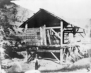 Sutters Mill location of gold discovery that started the California Gold Rush in 1848