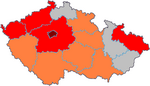 Outbreak evolution in the Czech Republic:
50+ cases
5+ cases
1+ cases Swine flu in Czechia.png