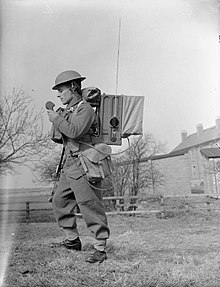 Wireless Set No. 18 in use during a training exercise in 1941 The British Army in the United Kingdom 1939-45 H8206.jpg