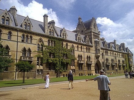 Christ Church (Meadows Building), one of the largest colleges