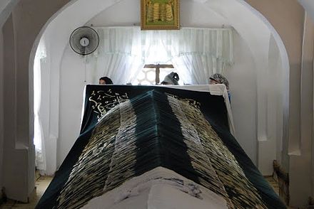 The tomb of Daniel in Samarkand