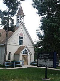 Timnath Presbyterian Church, a congregation of the Presbyterian Church (USA). Timnath-PresChurch.JPG